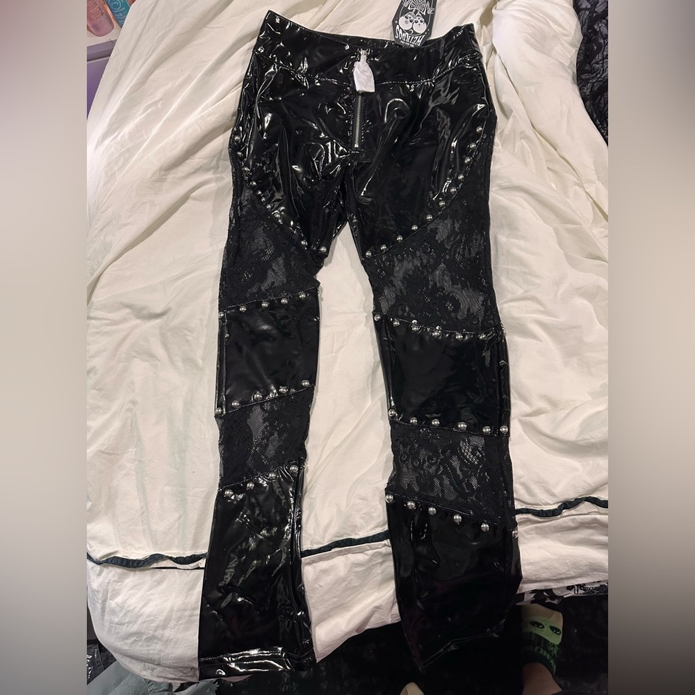 Killstar Abbey lace leggings NWT